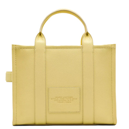 Marc Jacobs Women's The Leather Medium Tote Bag Custard