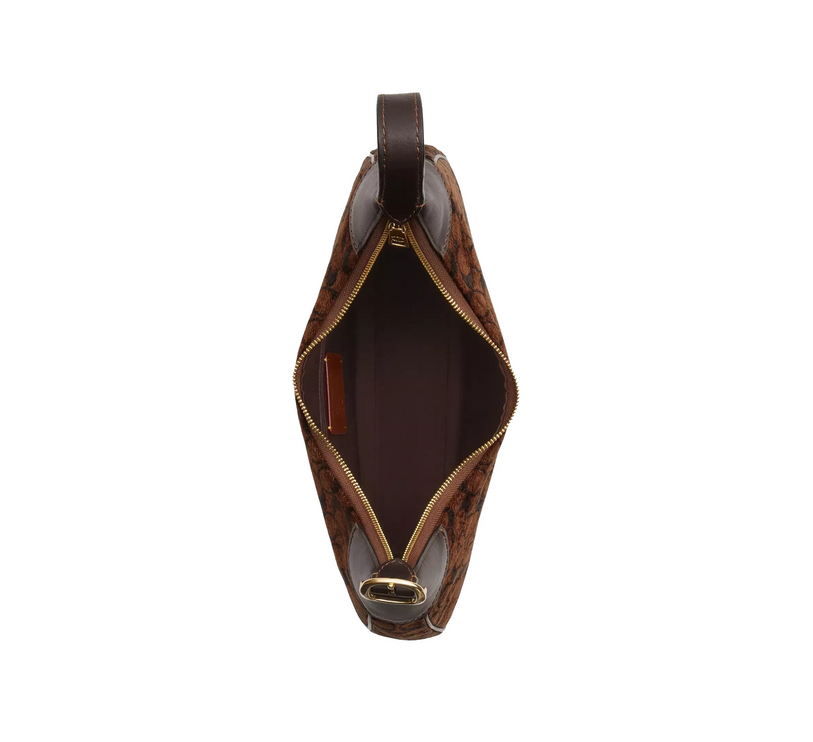 Coach Women's Ella Shoulder Bag In Signature Chenille Gold