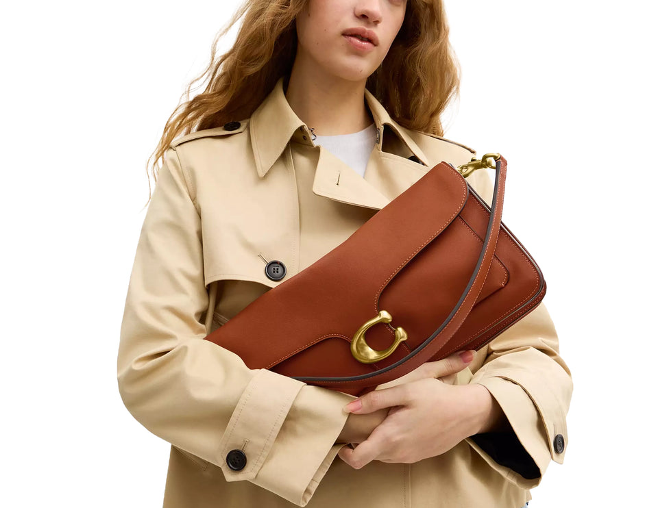 Coach Women's Tabby Shoulder Bag 36 Brass/Amber Brown