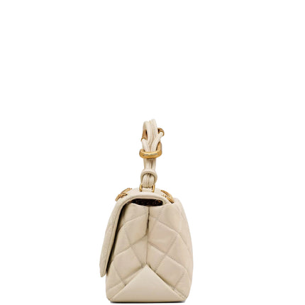 Marc Jacobs Women's The Quilted Dual Convertible Shoulder Bag Cloud White