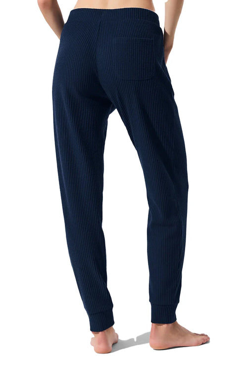 alo Women's Muse Sweatpant - Navy