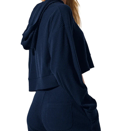 alo Women's Muse Hoodie - Navy