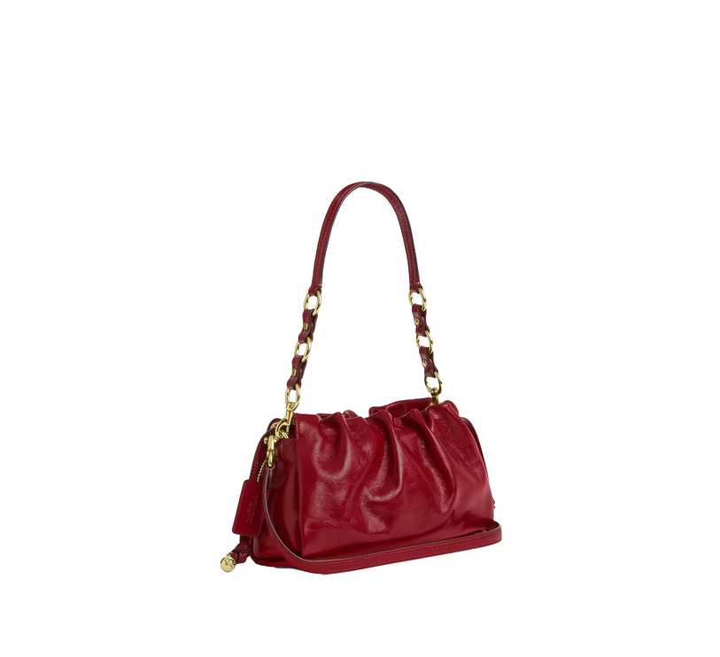 Coach Women's Faye Shoulder Bag Gold/Dark Cardinal