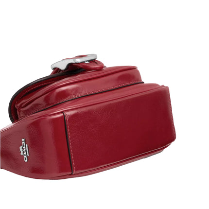 Coach Women's Ashton Mini Shoulder Bag Red/Silver