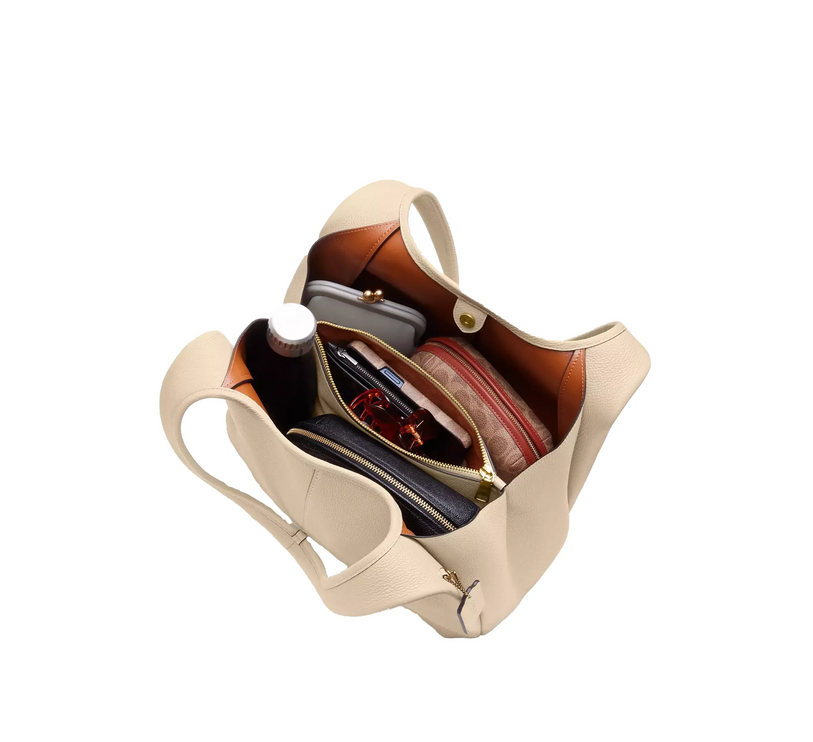 Coach Women's Lana Shoulder Bag Brass/Ivory