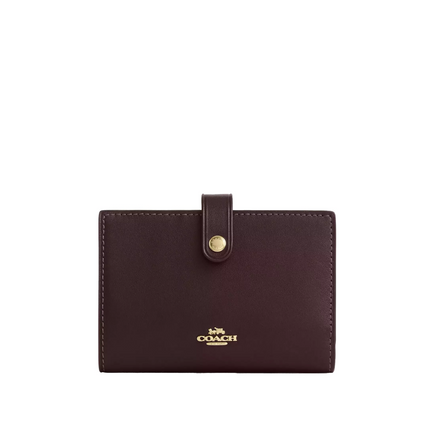 Coach Women's 2 In 1 Wallet Gold/Espresso