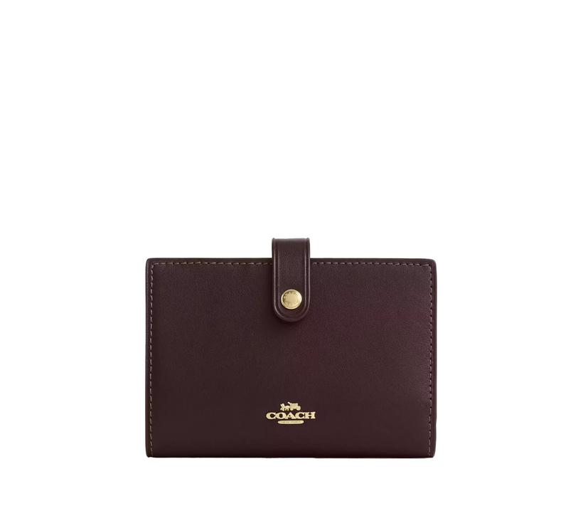 Coach Women's 2 In 1 Wallet Gold/Espresso
