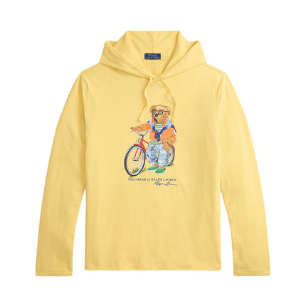 Polo Ralph Lauren Men's Polo Bear Hooded T-Shirt Corn Yellow Summer Bear