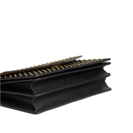 Coach Women's Klare Envelope Crossbody Bag In Signature Canvas With Rivets Gold