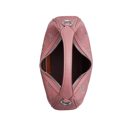 Coach Women's Carmen Mini Crossbody Bag With Star Print Novelty Leather/Silver