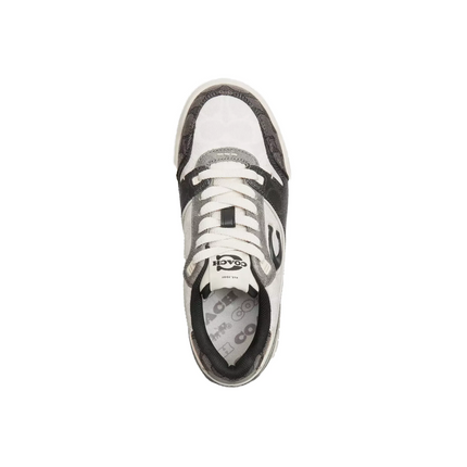 Coach Women's Soho Sneaker In Mixed Signature Black/Chalk