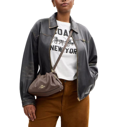 Coach Women's Faye Shoulder Bag Gold/Dark Stone