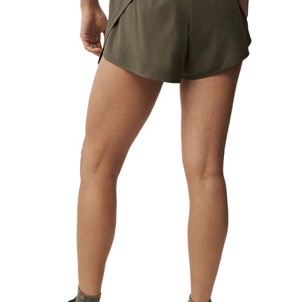 alo Women's Match Point Short Olive Tree