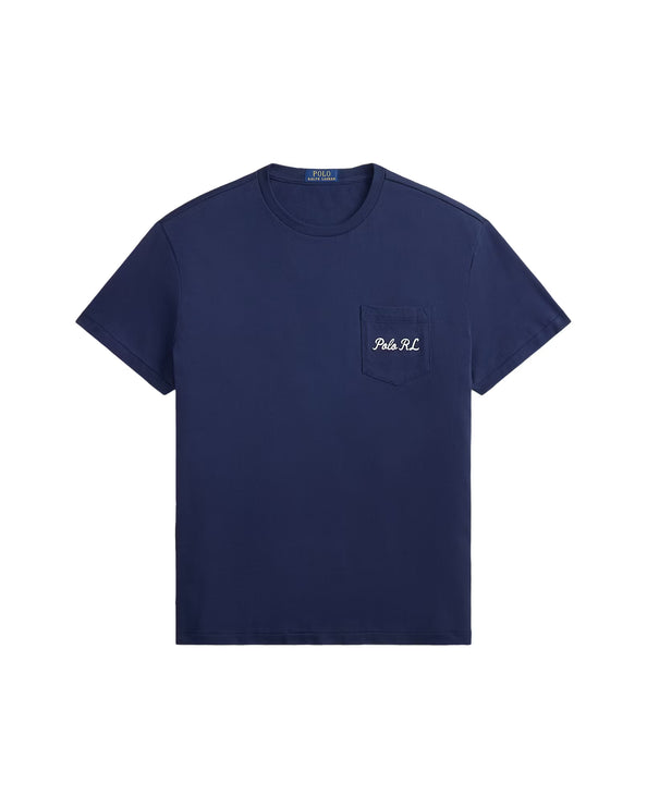 Polo Ralph Lauren Men's Classic Fit Polo Bear Jersey T-Shirt Newport Navy Society Bear
