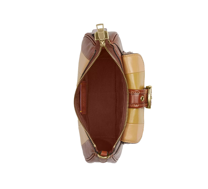 Coach Women's Ashton Mini Shoulder Bag Gold/Redwood Multi