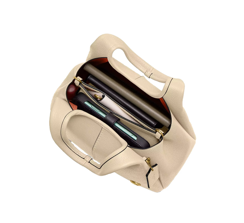 Coach Women's Lana Shoulder Bag 23 Brass/Ivory
