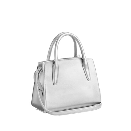 Coach Women's Andrea Carryall Bag Silver/Light Silver