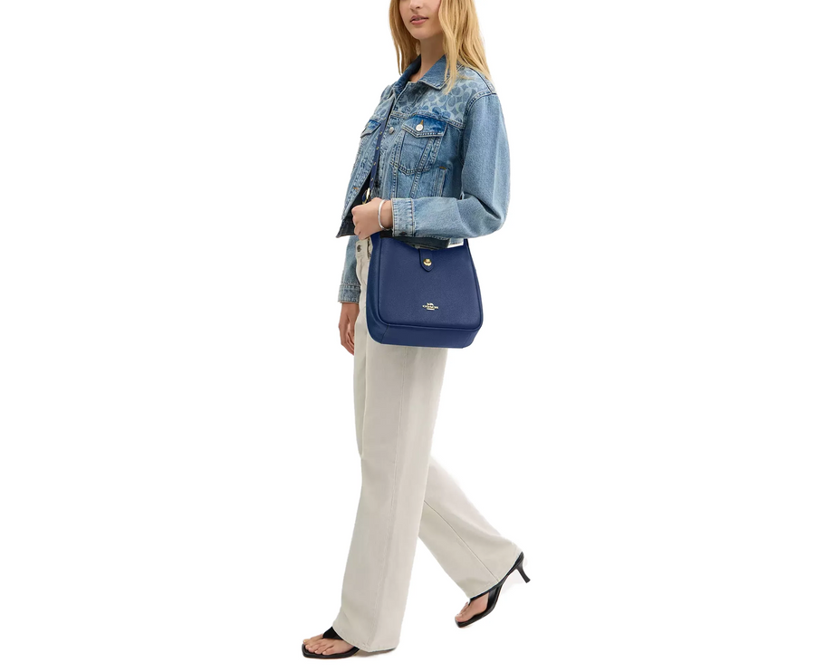 Coach Women's Hadley Convertible Crossbody Bag Gold/Deep Blue