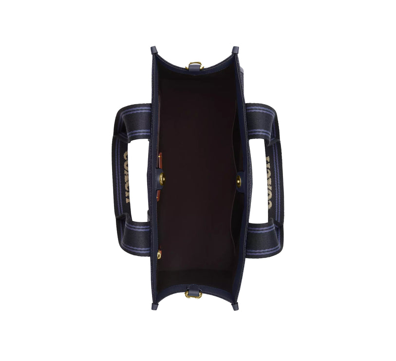 Coach Women's Smith Tote Bag In Regenerative Cotton Denim/Gold