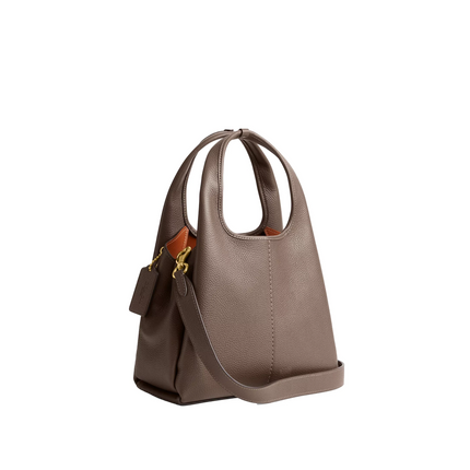 Coach Women's Lana Shoulder Bag 23 Brass/Dark Stone