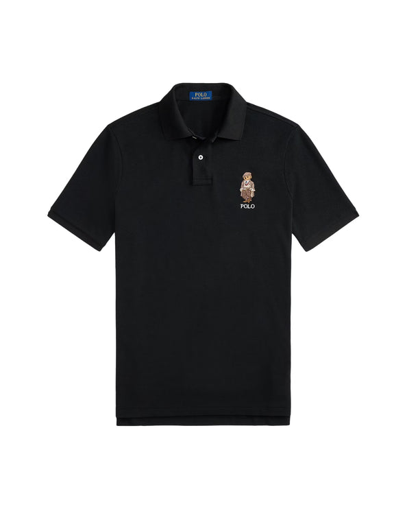 Polo Ralph Lauren Men's Classic Fit Polo Bear Mesh Polo Shirt  Polo Black