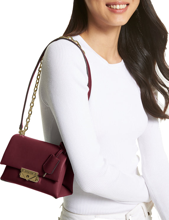 Michael Kors Women's Cece Small Shoulder Bag Oxblood