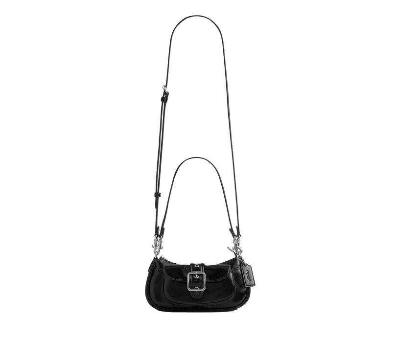 Coach Women's Ashton Mini Shoulder Bag Black/Silver