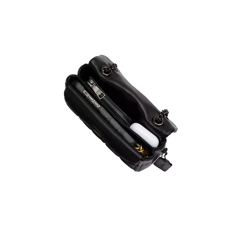 Coach Women's Tabby Shoulder Bag 20 With Pillow Quilting Brass/Black