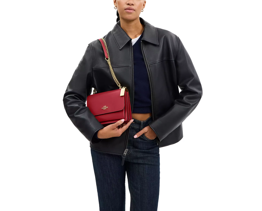 Coach Women's Klare Crossbody Bag Gold/True Red