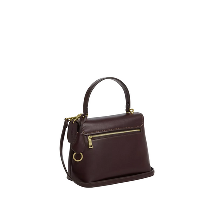 Coach Women's Emory Top Handle Bag Gold/Espresso