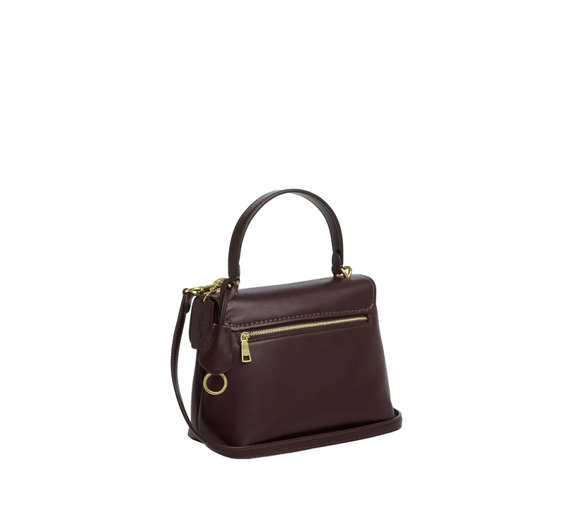 Coach Women's Emory Top Handle Bag Gold/Espresso