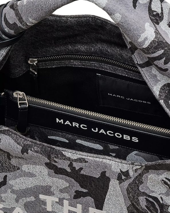 Marc Jacobs Women's The Marc Camo Denim XL Sack Bag Denim