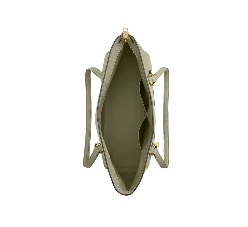 Coach Women's Station Tote Bag In Signature Leather Gold/Pistachio