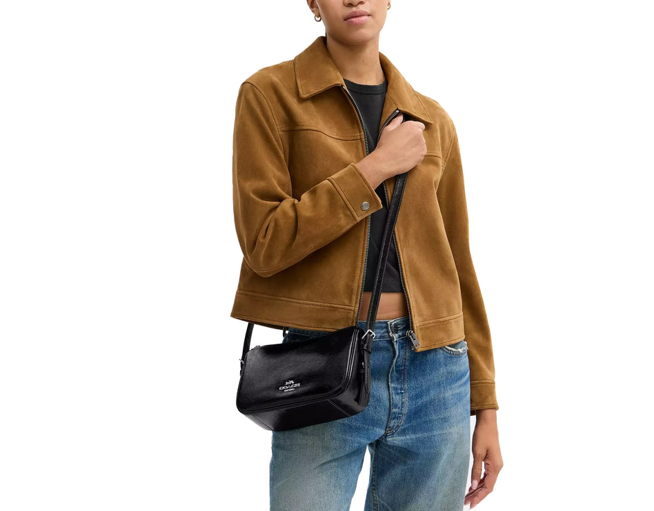 Coach Women's Kailey Shoulder Bag Black/Silver