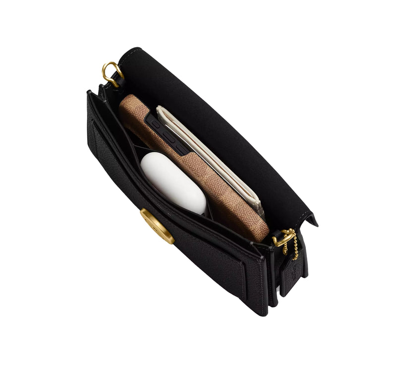 Coach Women's Tabby Chain Crossbody Bag 19 Brass/Black