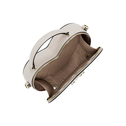 Michael Kors Women's Jet Set Small Heart Crossbody Bag Light Cream Multi/Gold