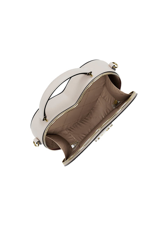 Michael Kors Women's Jet Set Small Heart Crossbody Bag Light Cream Multi/Gold