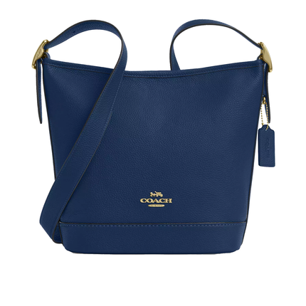 Coach Women's Jude Duffle Bag Gold/Deep Blue