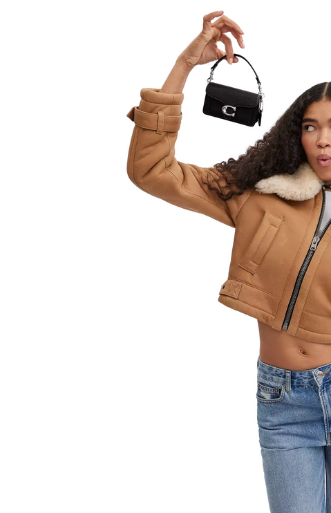 Coach Women's Tabby Bag 12 Silver/Black