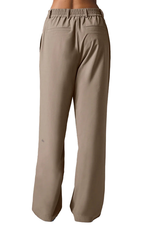 alo Women's High-Waist Pursuit Trouser (Regular) Gravel