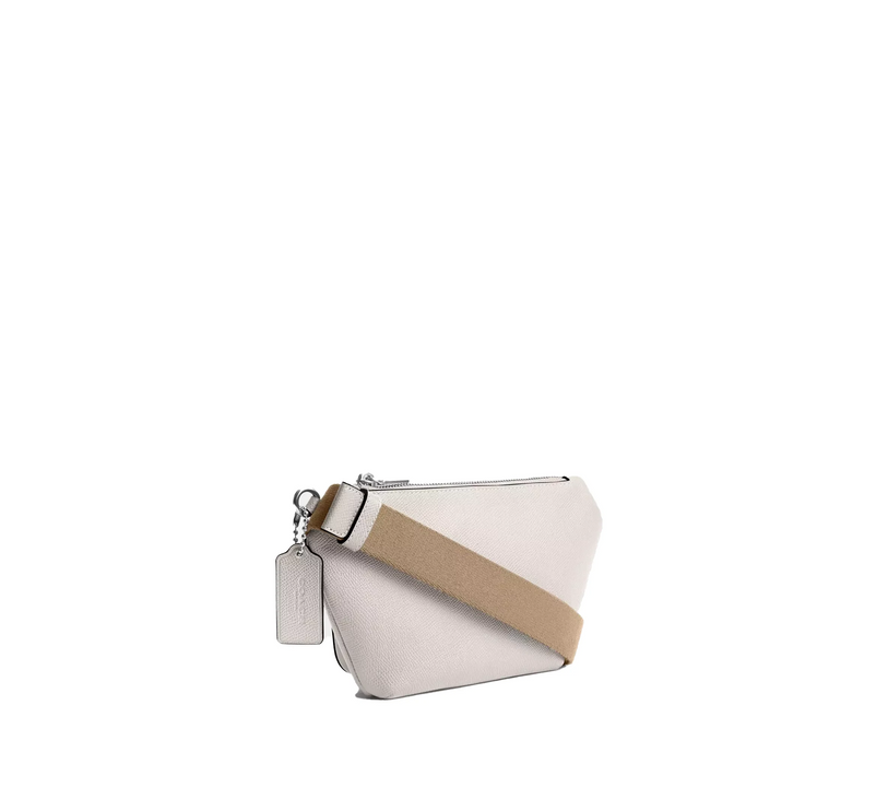 Coach Unisex Belt Bag With Signature Canvas Interior Detail Chalk