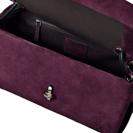 Marc Jacobs Women's The Suede Large Dual Dark Plum