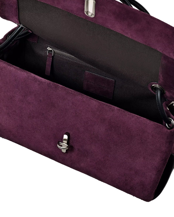 Marc Jacobs Women's The Suede Large Dual Dark Plum