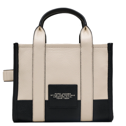 Marc Jacobs Women's The Colorblock Small Tote Bag Ivory Multi