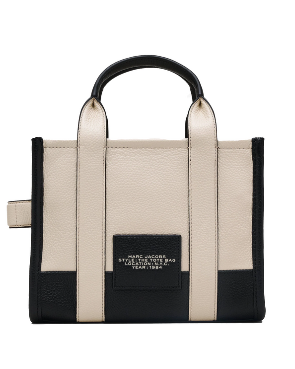 Marc Jacobs Women's The Colorblock Small Tote Bag Ivory Multi