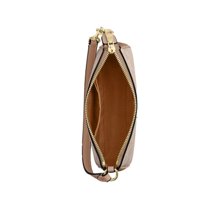 Coach Women's Nolita 19 In Blocked Signature Canvas Gold/Sand/Tan