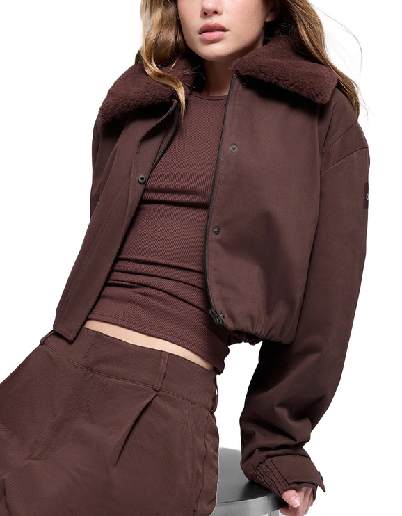 alo Women's Navigator Jacket Brownstone
