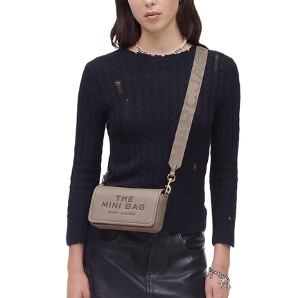 Marc Jacobs Women's The Leather Mini Bag Cement