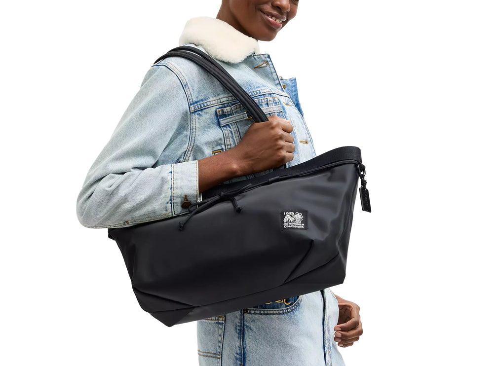 Coach Women's Coachtopia Loop Bow Tote Bag Black