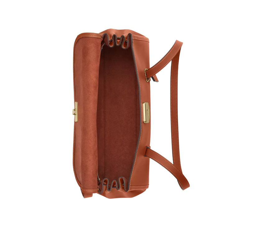 Coach Women's Bridget Flap Shoulder Bag Gold/Tan